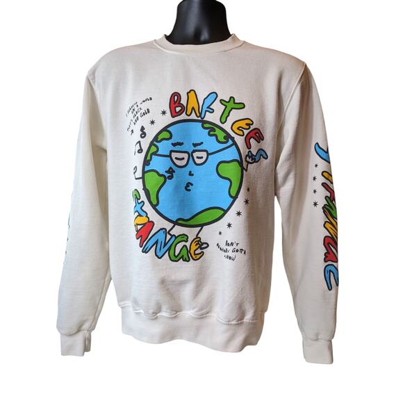 Champion ECO Pullover Adult Small Sweatshirt Earth Face Graphic Bartees Change - Picture 11 of 12